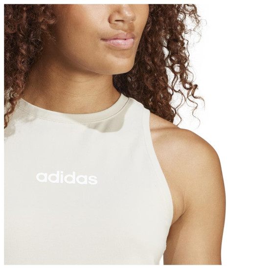 Adidas Γυναικεία αμάνικη μπλούζα Linear Single Jersey Tank Top
